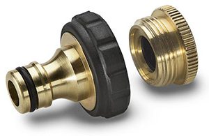 Латунный адаптер для крана G3/4" с переходником G1/2" 2.645-013.0